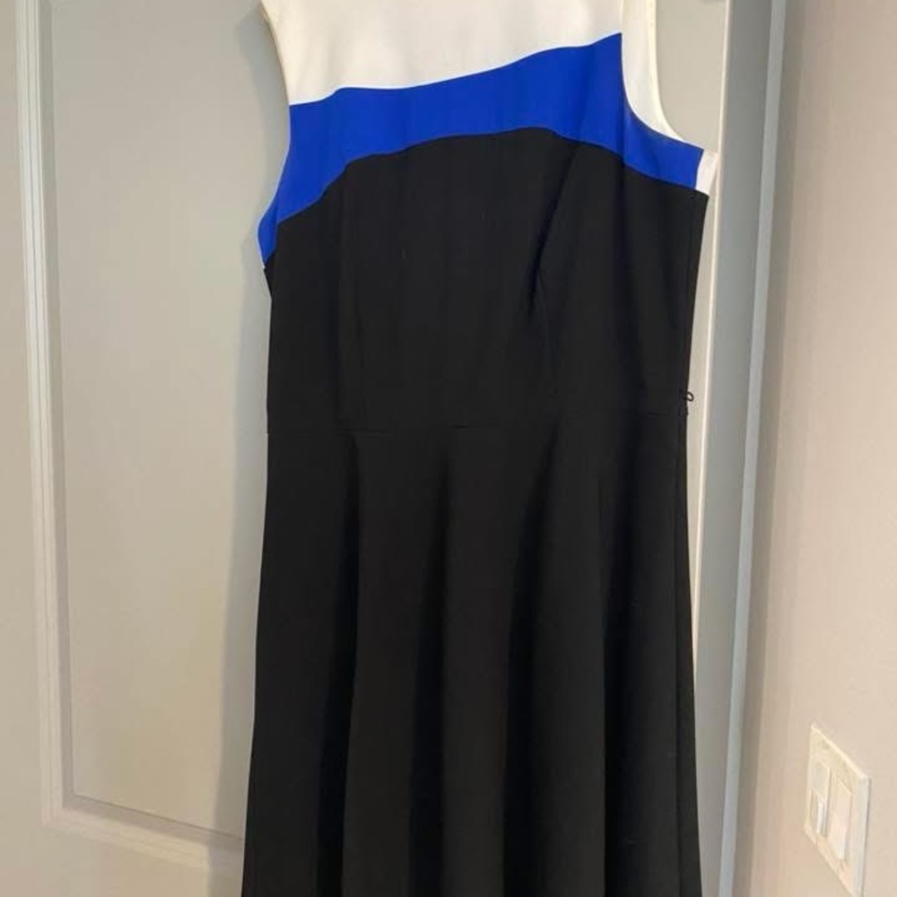 Alyx Black and Blue Midi Dress
